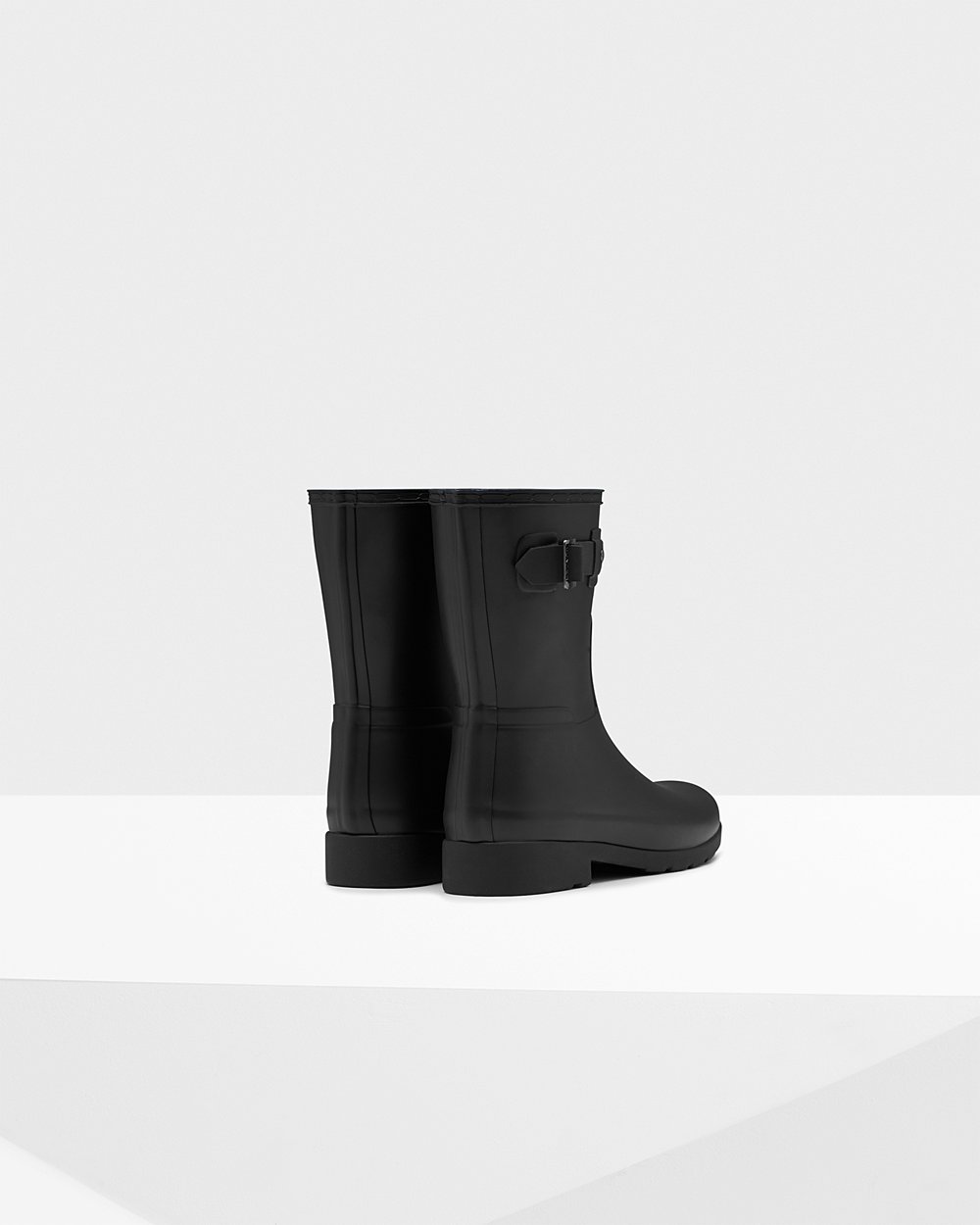 Hunter Mujer Refined Slim Fit - Botas de Lluvia Negras - 863-JENXMT